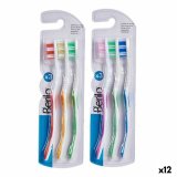 Escova de Dentes Berilo AR1410005 Gul Bl Rd Grn Pink (12 enheder) #1