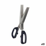 Kkkensaks Kinvara KT11-5661D Sort Slvfarvet Metal 7 x 18,5 x 1,7 cm (12 enheder) #1