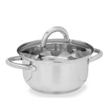 Gryde Med Glaslg Kinvara SW1401-C-18CM Slvfarvet 27 x 10 x 19,5 cm (6 enheder) #3