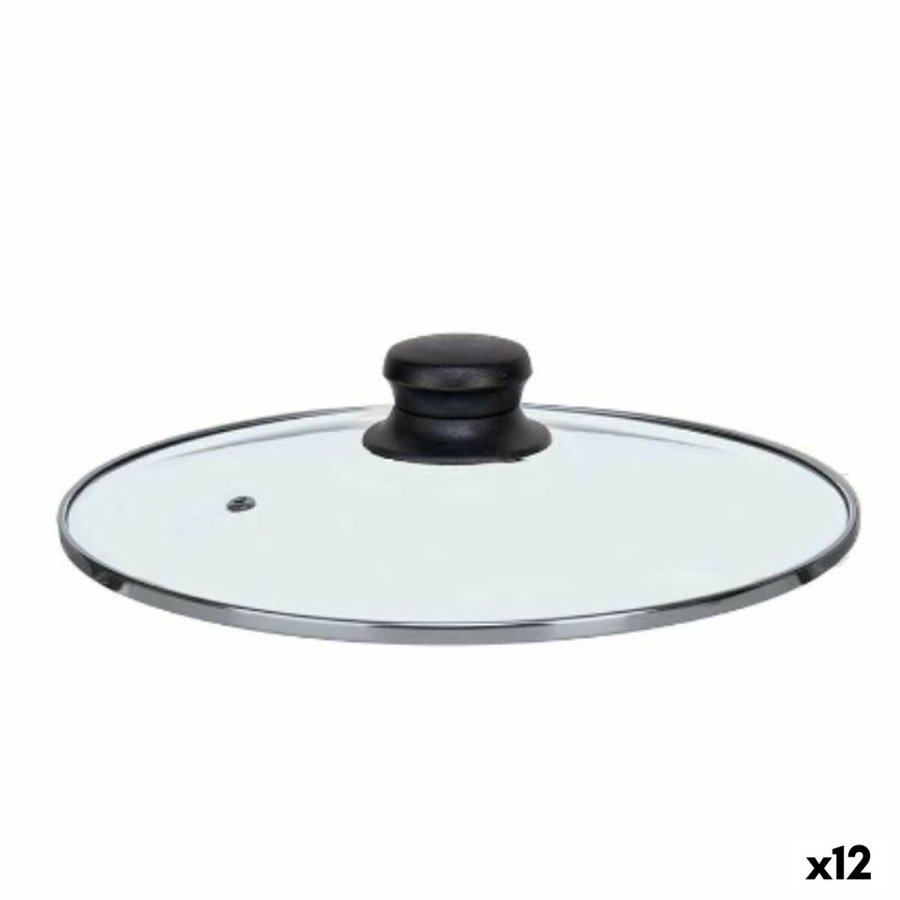 Grydelg Kinvara CN-SW1304-22CM Gennemsigtig Slvfarvet Krystal 22 cm (12 enheder) #1