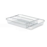 Bestikholder Kinvara CN-W7267-1 CHROME Slvfarvet Slv Metal 26 x 4,5 x 35,5 cm (6 enheder) #2