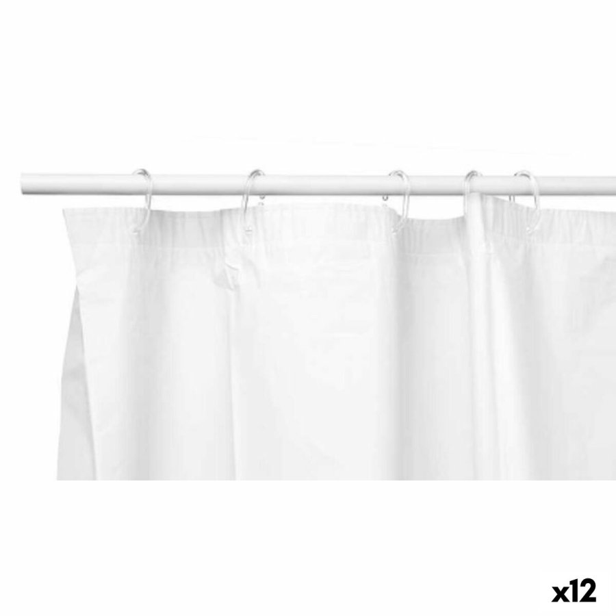 Brusebadsforhng Berilo 89375 Hvid Polyetylen EVA 180 x 180 cm (12 enheder) #1