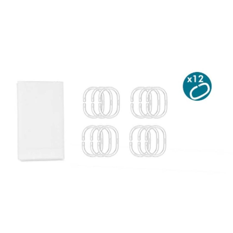 Brusebadsforhng Berilo 89375 Hvid Polyetylen EVA 180 x 180 cm (12 enheder) #13