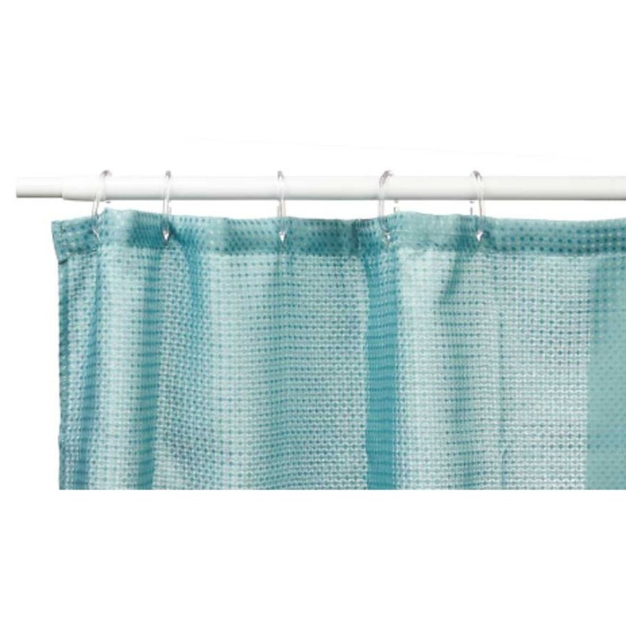Brusebadsforhng Berilo SC-POLY-UD1-GREEN Turkis Grn Polyester 180 x 180 cm Points (12 enheder) #9