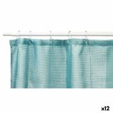 Brusebadsforhng Berilo SC-POLY-UD1-GREEN Turkis Grn Polyester 180 x 180 cm Points (12 enheder) #1