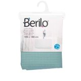 Brusebadsforhng Berilo SC-POLY-UD1-GREEN Turkis Grn Polyester 180 x 180 cm Points (12 enheder) #5