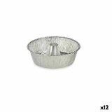 Buddinge Form Kinvara 30287C Slvfarvet Aluminium 25 x 7,7 x 25 cm Engangsbrug Budding (flan) (12 enheder) #1