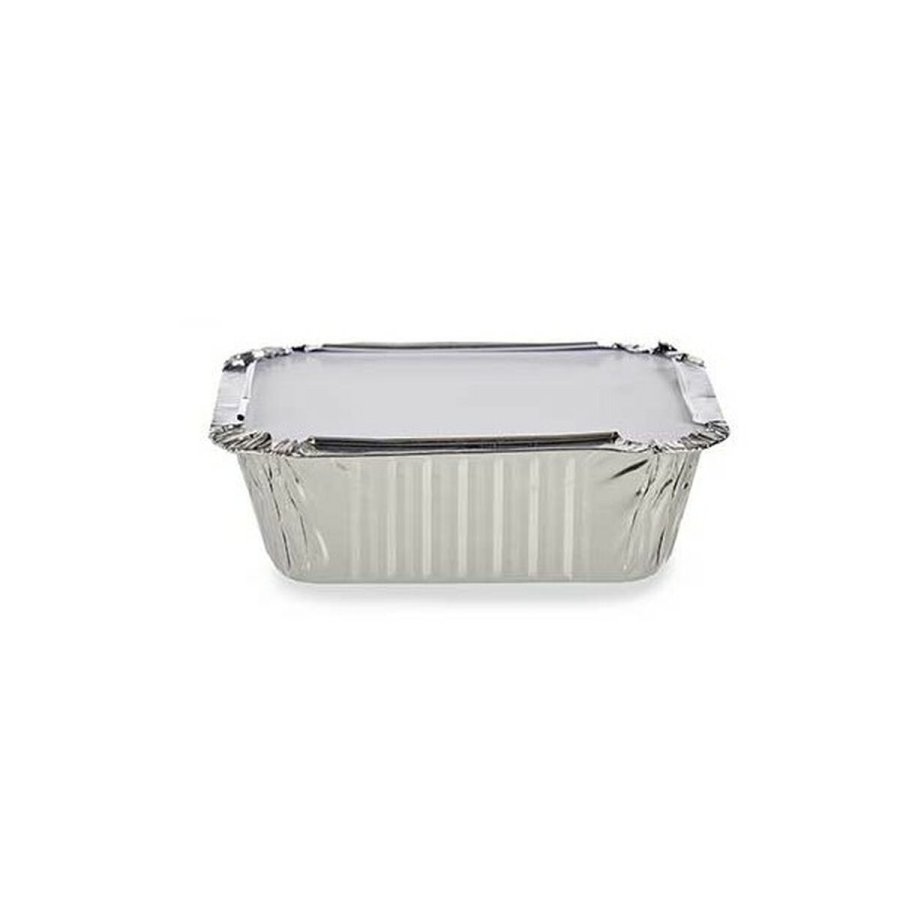 Madbakke-st Kinvara 16144 Aluminium 14,5 x 7,5 x 12,5 cm Engangsbrug Med lg (12 enheder) #2