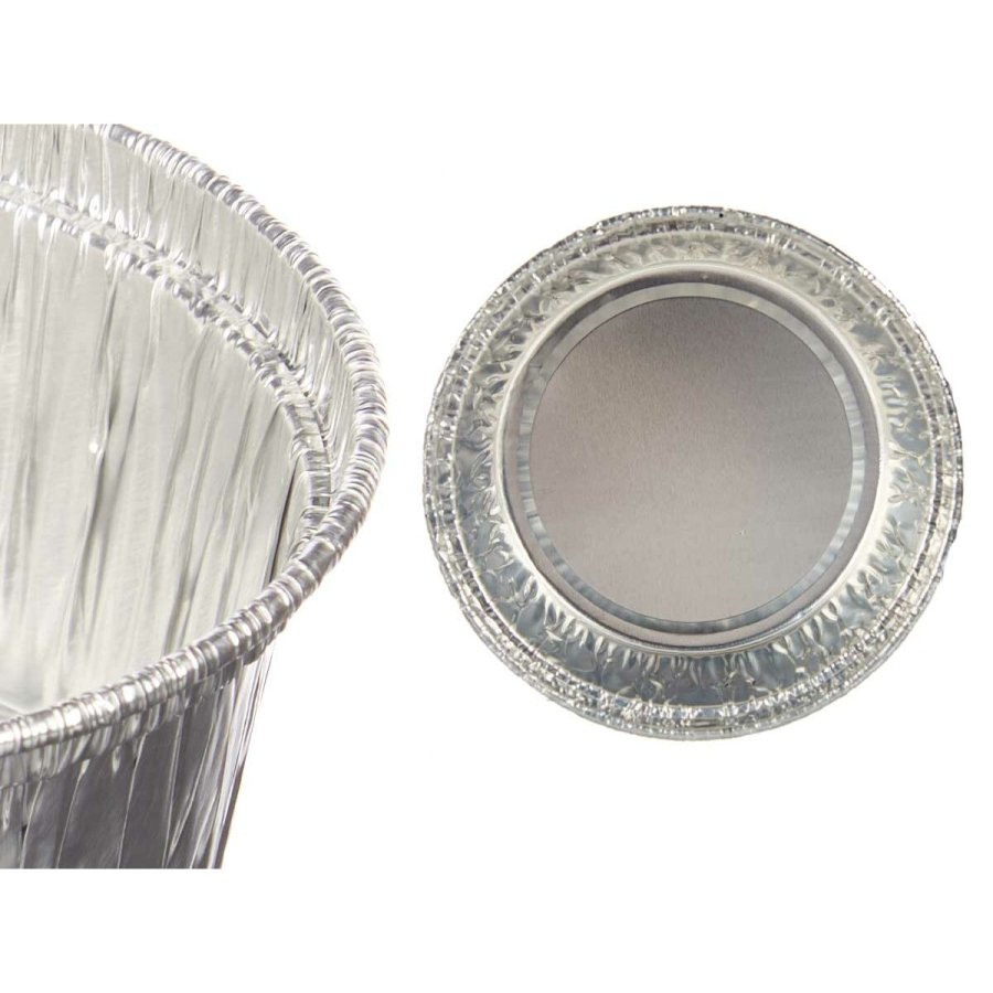 St med kkkentallerkener Kinvara 30228 Aluminium Cirkulr 8,5 x 8 x 8,5 cm Engangsbrug (12 enheder) #5