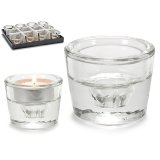 Lyseholder Gift Decor CH00597-1A CH00597-1A Gennemsigtig Glas 6 x 4,3 x 6 cm (12 enheder) #2