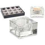 Lyseholder Gift Decor CH00535-2C CH00535-2C Gennemsigtig Glas 6 x 3 x 6 cm (12 enheder) #2