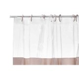 Brusebadsforhng Berilo 215 Beige Gennemsigtig Plastik PEVA 180 x 180 cm (12 enheder) #5