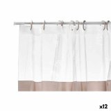 Brusebadsforhng Berilo 215 Beige Gennemsigtig Plastik PEVA 180 x 180 cm (12 enheder) #1