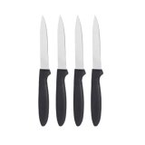 Knivst Kinvara CN-KT172244D Sort Slvfarvet Rustfrit stl Plastik 19,5 x 2 x 1 cm (12 enheder) #2