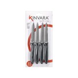 Knivst Kinvara CN-KT172244D Sort Slvfarvet Rustfrit stl Plastik 19,5 x 2 x 1 cm (12 enheder) #3