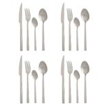 Bestik St Kinvara KT214012 Slvfarvet Rustfrit stl Mat (6 enheder) #5