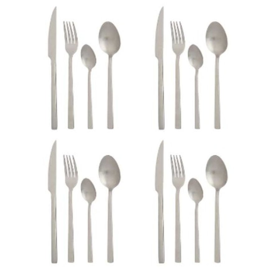 Bestik St Kinvara KT214012 Slvfarvet Rustfrit stl Mat (6 enheder) #5