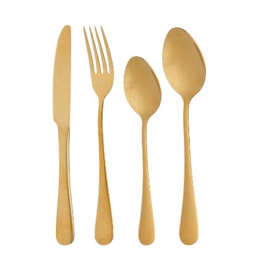 Bestik St Gylden Rustfrit stl (6 enheder) #3
