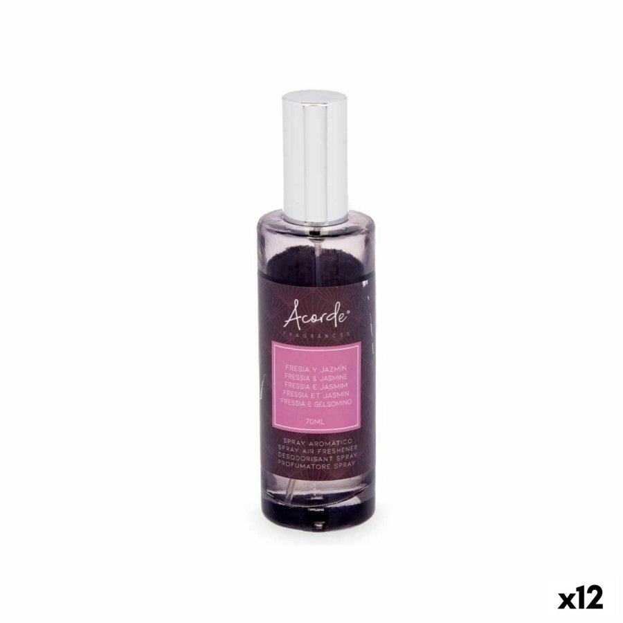 Luftfrisker Spray Acorde F-519 Jordbr Jasmin 70 ml (12 enheder) #1