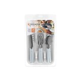 Bestik St Kinvara KT166096-1C Hvid Slvfarvet Rustfrit stl Plastik (6 enheder) #2