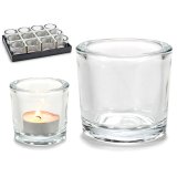Lyseholder Gift Decor CH00667 CH00667 Gennemsigtig Glas 6,5 x 6 x 6,5 cm (12 enheder) #2