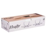 Kop og tallerken Vivalto S12212/BHA Gennemsigtig Glas 85 ml (6 enheder) #3