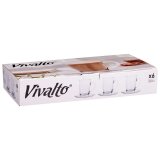 Kop og tallerken Vivalto 41089 Gennemsigtig Glas 200 ml (6 enheder) #3