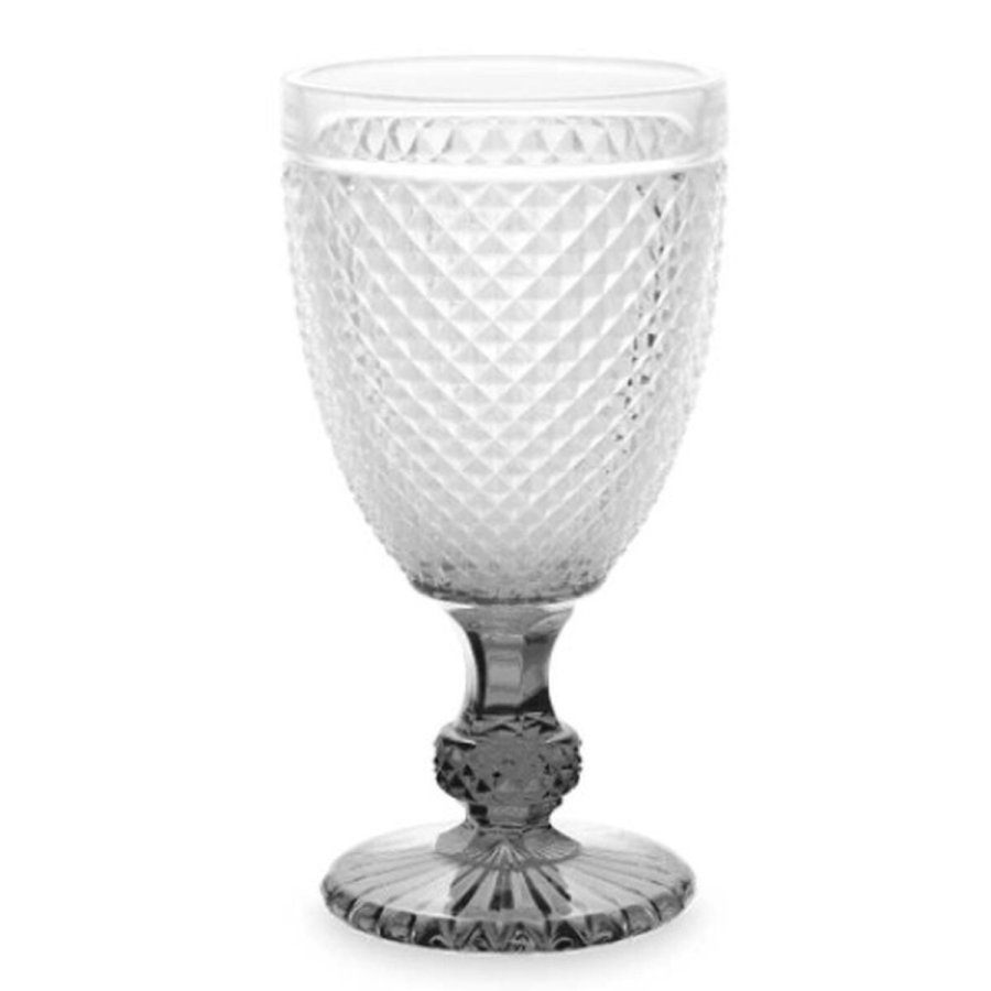 Vinglas Vivalto PR-00816B/BHA6 SMOKE Gennemsigtig Antracit Glas 256 ml Diamant (6 enheder) #2