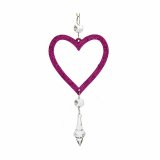 Julepynt Fuchsia Plastik Skinne 9 x 16 x 2 cm (24 enheder) #5