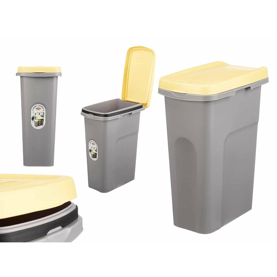 Papirkurv Stefanplast Gul Gr Plastik 25 L (6 enheder) #17