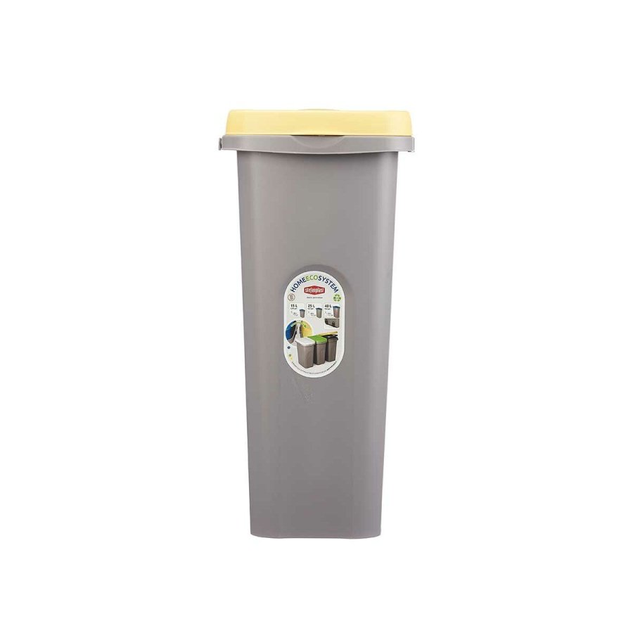 Papirkurv Stefanplast Gul Gr Plastik 25 L (6 enheder) #9