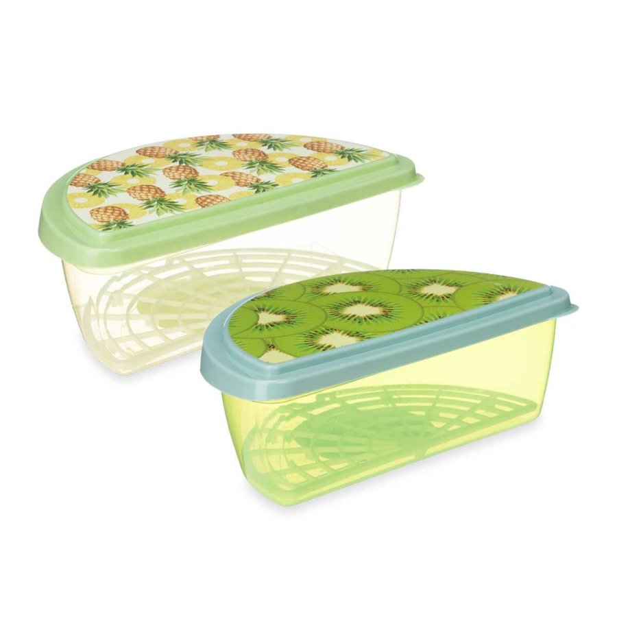Madkasse Leknes TP581-2 Plastik Ananas Kiwi 23 x 8 x 13 cm Frugt (24 enheder) #2