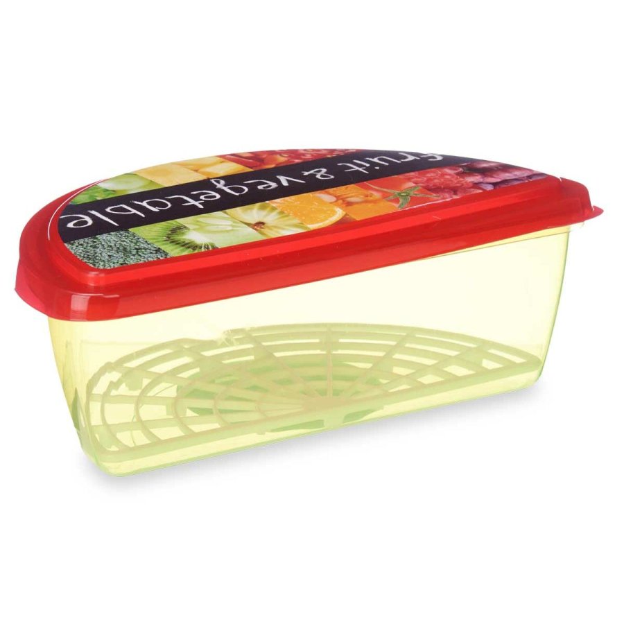 Madkasse Leknes TP581-3 Multifarvet Plastik 23 x 8 x 13 cm Frugt og grntsager (24 enheder) #2