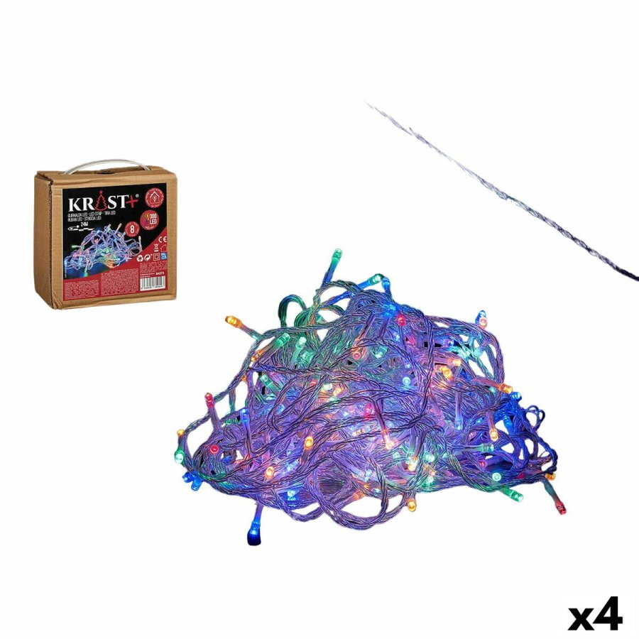 LED guirlande Multifarvet 24 m Gennemsigtig 9 W (4 enheder) #1