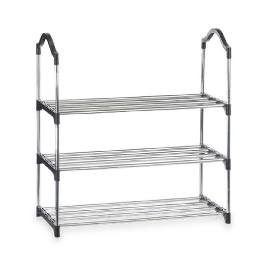 Skostativ Kipit 1064 Slvfarvet 58 x 26 x 58 cm 3 Hylder #17