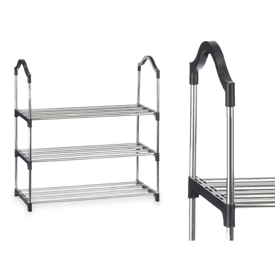 Skostativ Kipit 1064 Slvfarvet 58 x 26 x 58 cm 3 Hylder #5