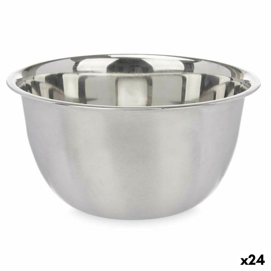 Blandeskl Kinvara 3551-3750 Slvfarvet Rustfrit stl 3,6 L 24 x 12,5 x 24 cm (24 enheder) #1
