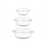 Gryder Vivalto CA1-15-S3 Gennemsigtig Borosilikatglas 700 ml 1 L 1,5 L St (4 enheder) #2