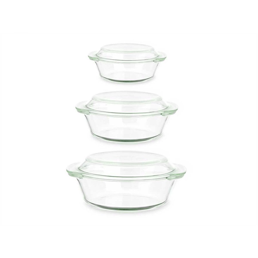 Gryder Vivalto CA1-15-S3 Gennemsigtig Borosilikatglas 700 ml 1 L 1,5 L St (4 enheder) #2