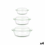 Gryder Vivalto CA1-15-S3 Gennemsigtig Borosilikatglas 700 ml 1 L 1,5 L St (4 enheder) #1