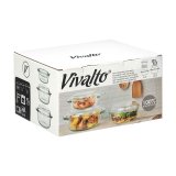 Gryder Vivalto CA1-15-S3 Gennemsigtig Borosilikatglas 700 ml 1 L 1,5 L St (4 enheder) #3