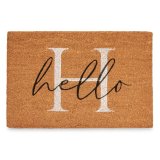 Drmtte Hello Hvid Natur 60 x 1 x 40 cm (12 enheder) #9