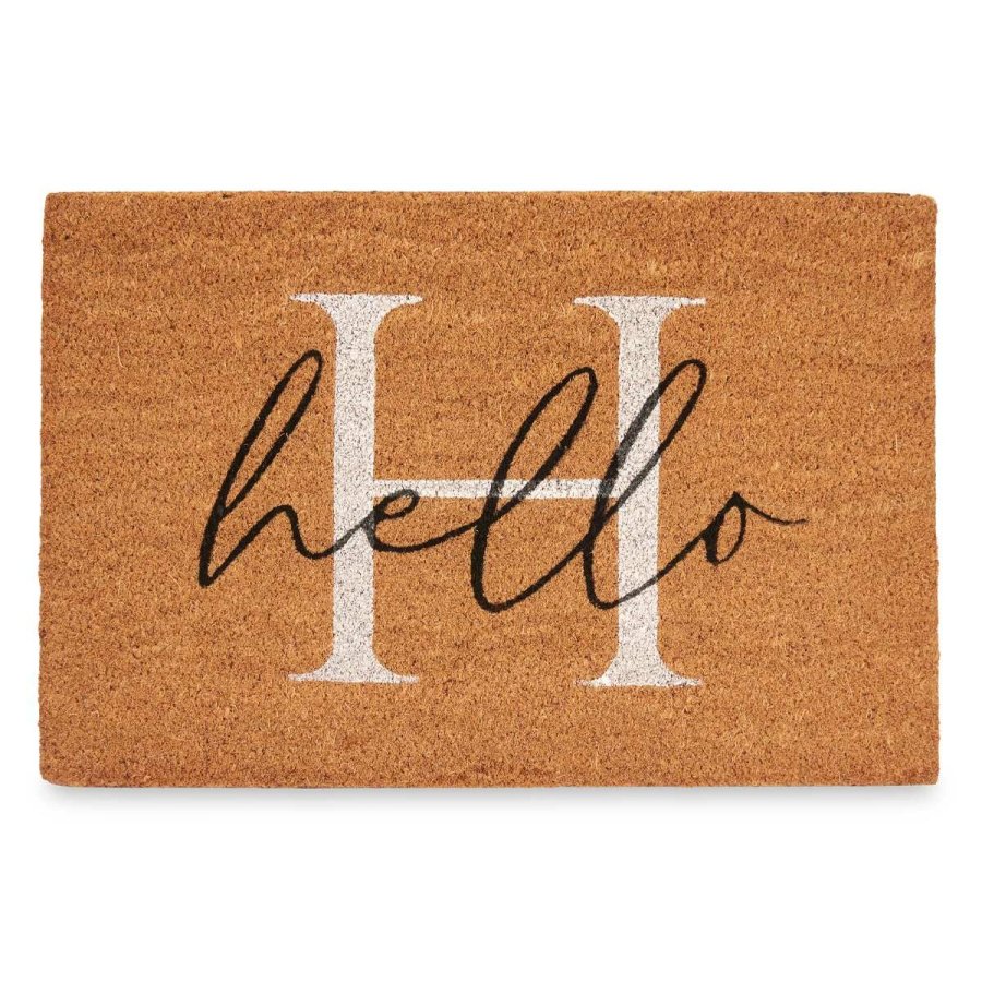 Drmtte Hello Hvid Natur 60 x 1 x 40 cm (12 enheder) #9