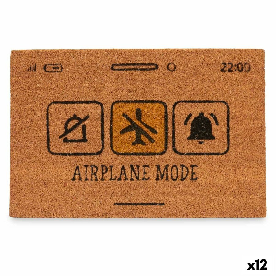 Drmtte Airplane Mode Gul Natur 60 x 1 x 40 cm (12 enheder) #1