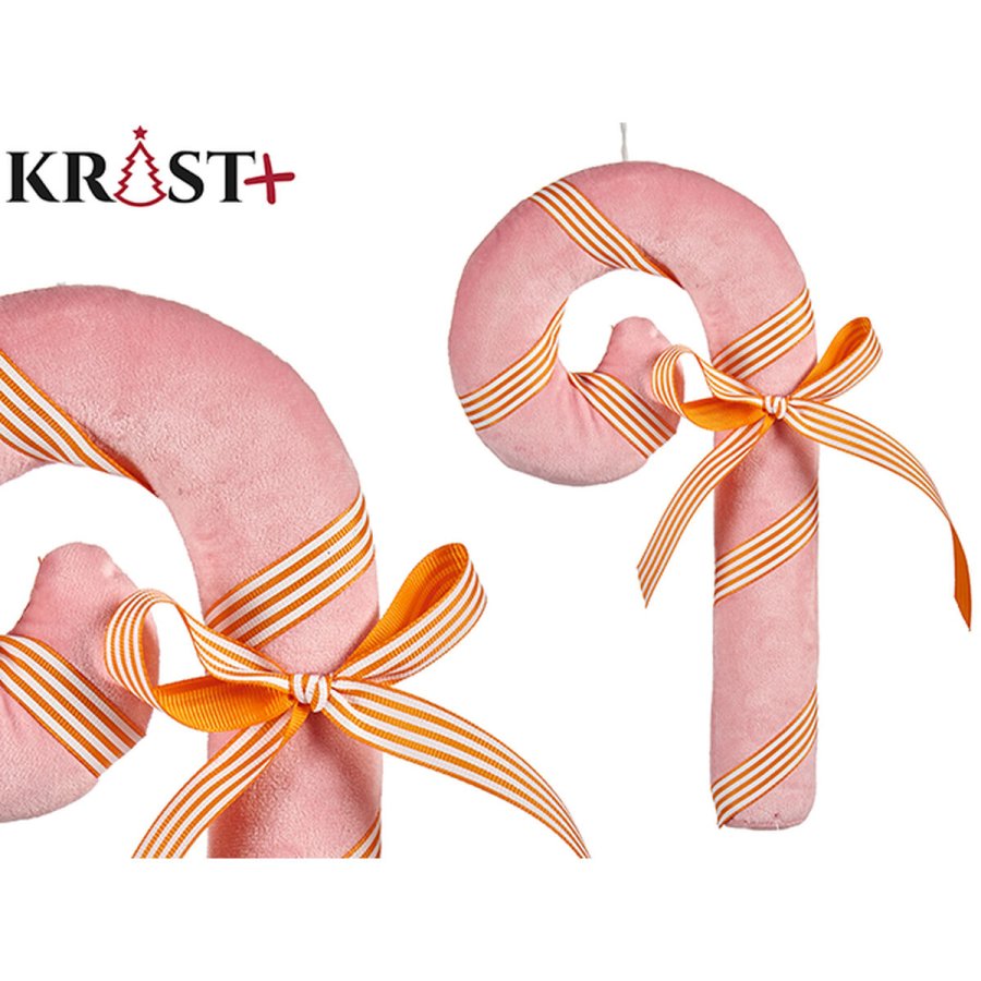 Julepynt Krist+ 64815492 Pink Vandrestav 15 x 27 x 4 cm (12 enheder) #5
