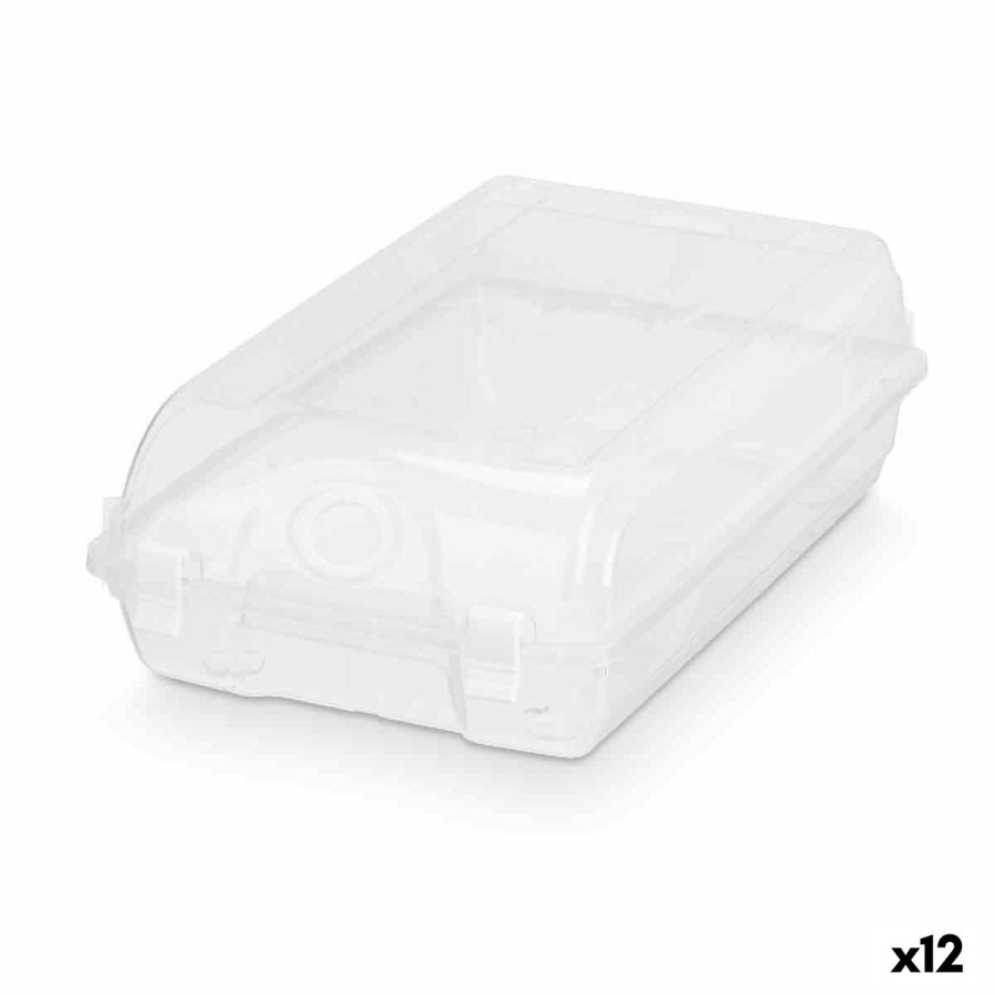 Stabelbar skotjsske Gennemsigtig Plastik 19 x 10,5 x 33 cm (12 enheder) #1