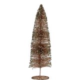 Juletr Paillietter champagne 10 x 40 x 10 cm (6 enheder) #5