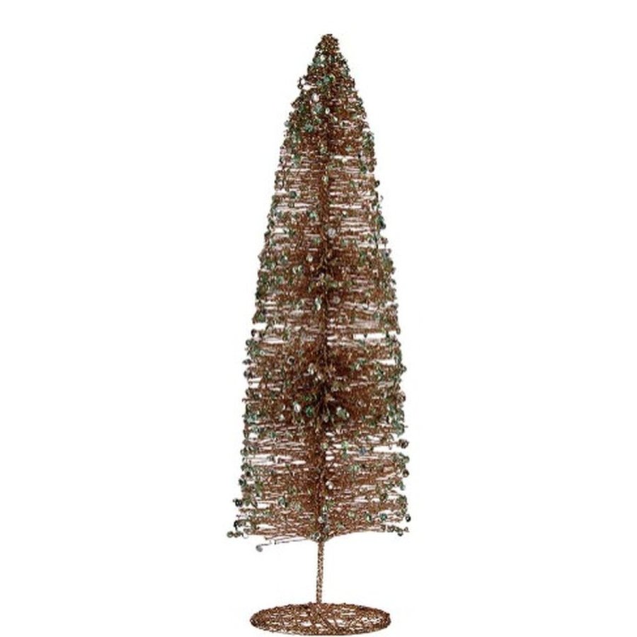 Juletr Paillietter champagne 10 x 40 x 10 cm (6 enheder) #5