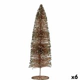 Juletr Paillietter champagne 10 x 40 x 10 cm (6 enheder) #1