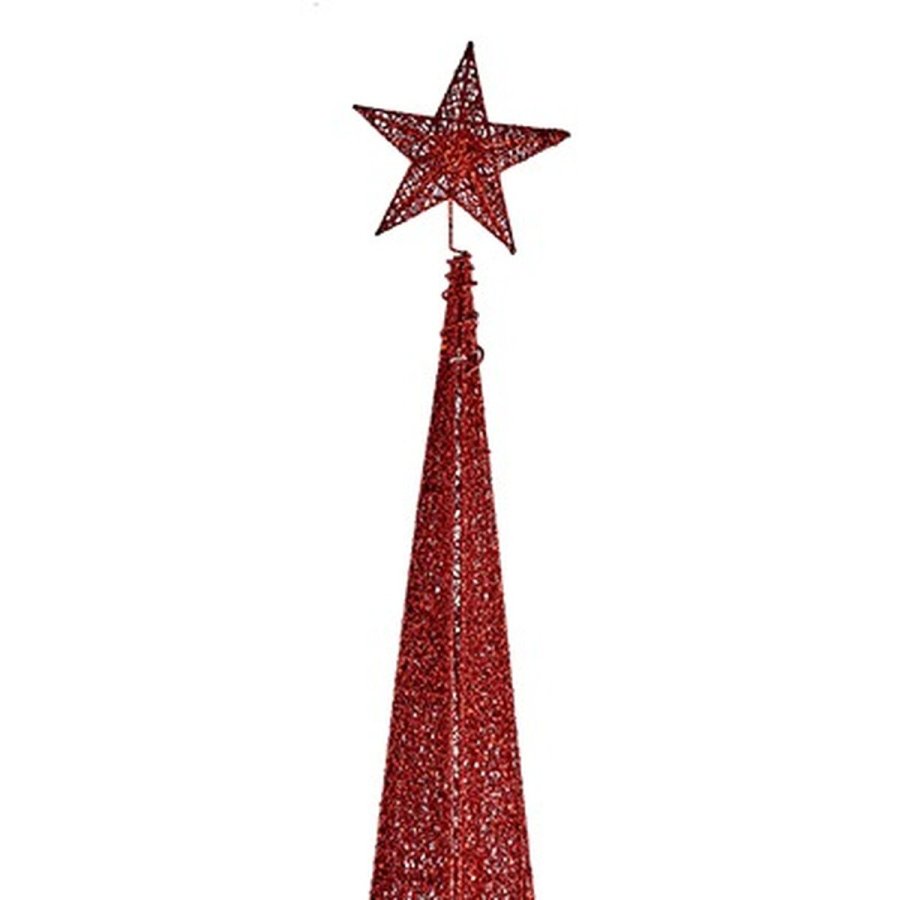Juletr Krist+ 00155 Rd Metal Plastik Trn 42 x 218 x 42 cm (3 enheder) #9